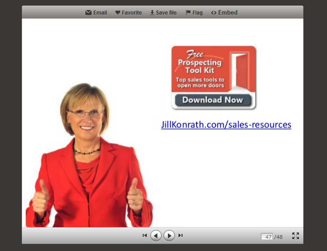 explicity call to action