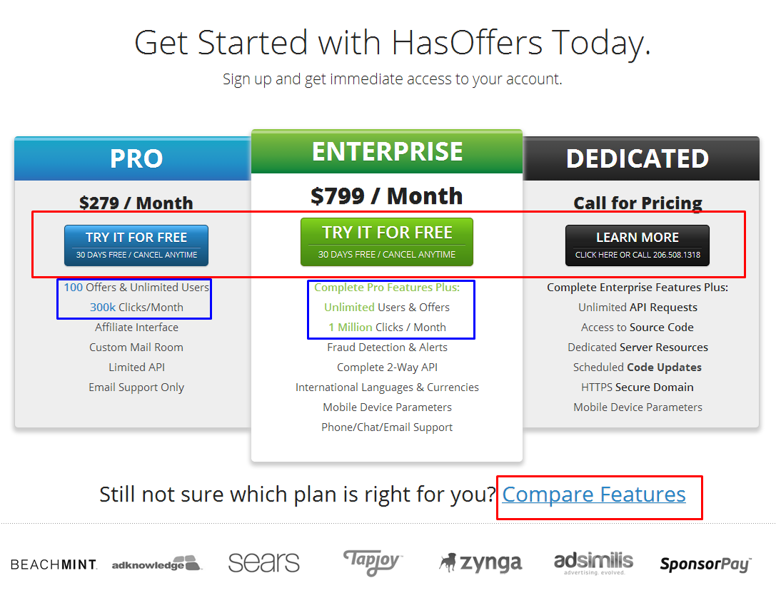has offers pricing