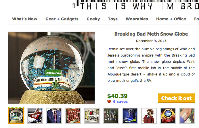 breaking bad snow globe