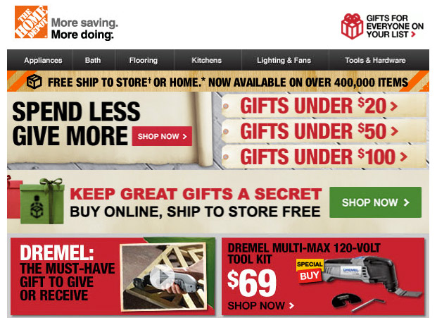 home depot ad