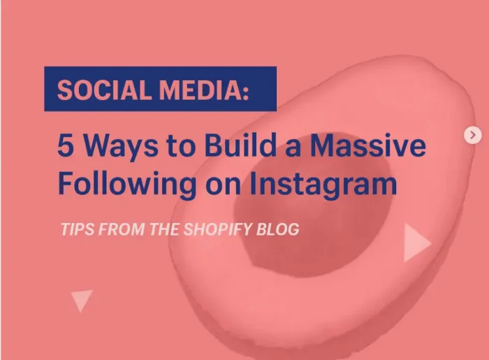 A Shopify Instagram post.