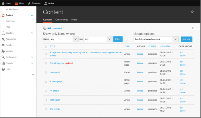 build a website drupal