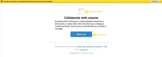 An HTML-generated button.
