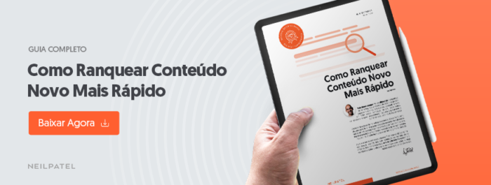 como ranquear conteúdo novo mais rapido