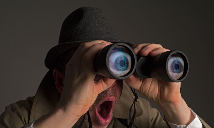 Conceptual Image of a Spy