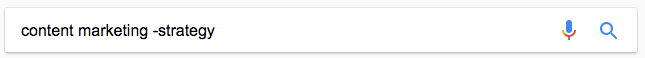 pesquisa no google excluindo palavras-chave-min