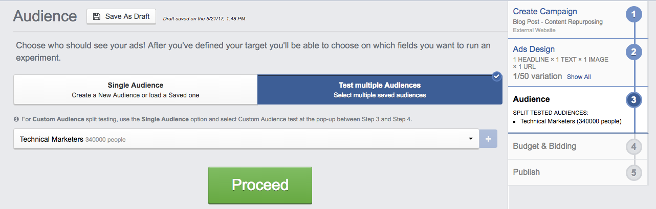 imagem tela ferramenta AdEspresso