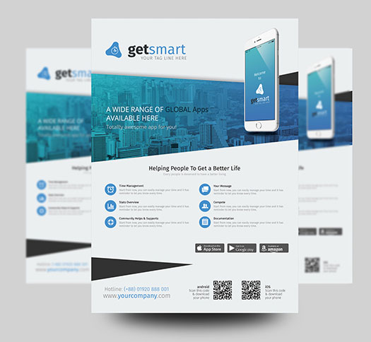 Mobile App Flyer Design 2