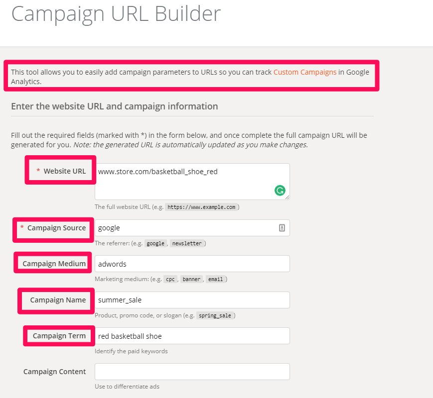 exemplo de criação de campanhas anuncio pago
