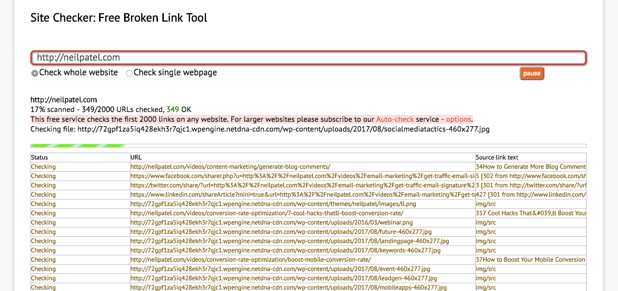 Broken Link Checker Tool Dead Link Checker