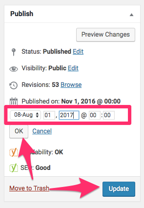 Edit Post Thoughtful Growth WordPress 1