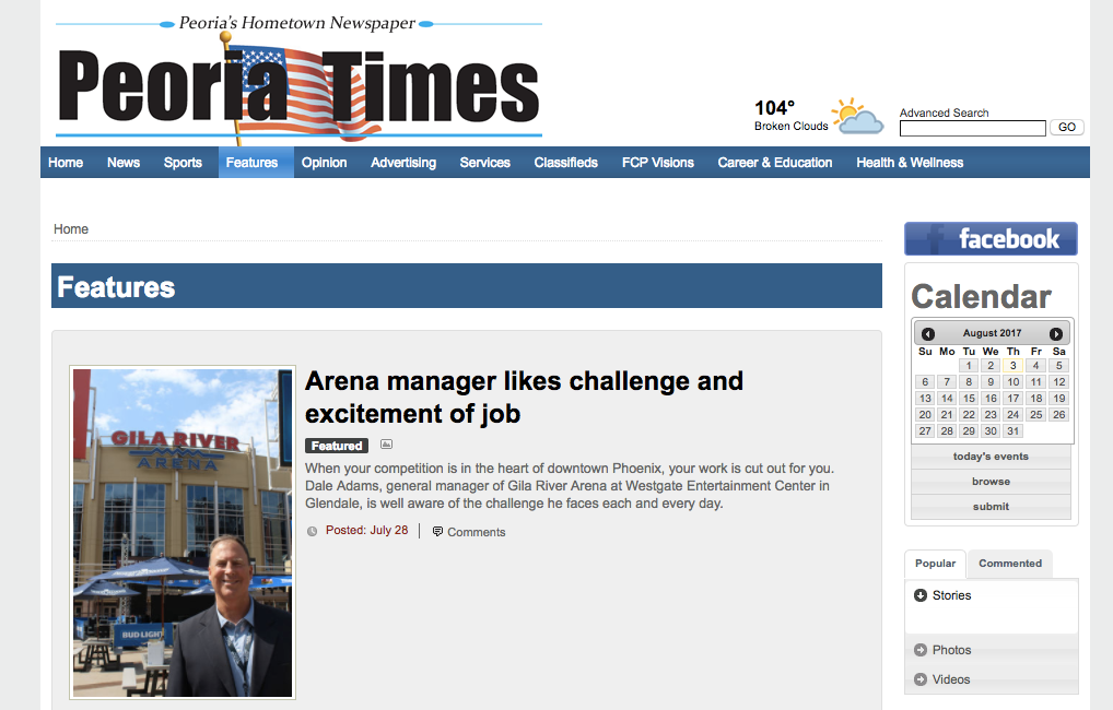 Peoriatimes com Features