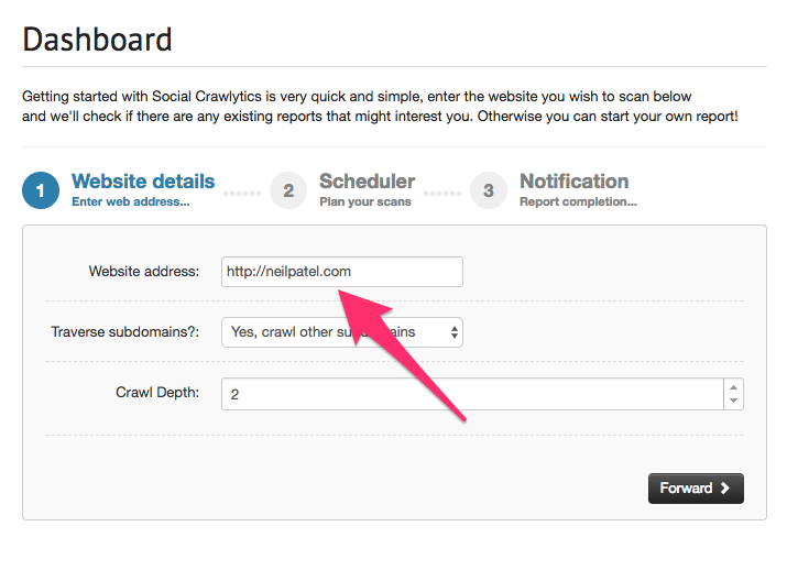 Social Crawlytics Dashboard