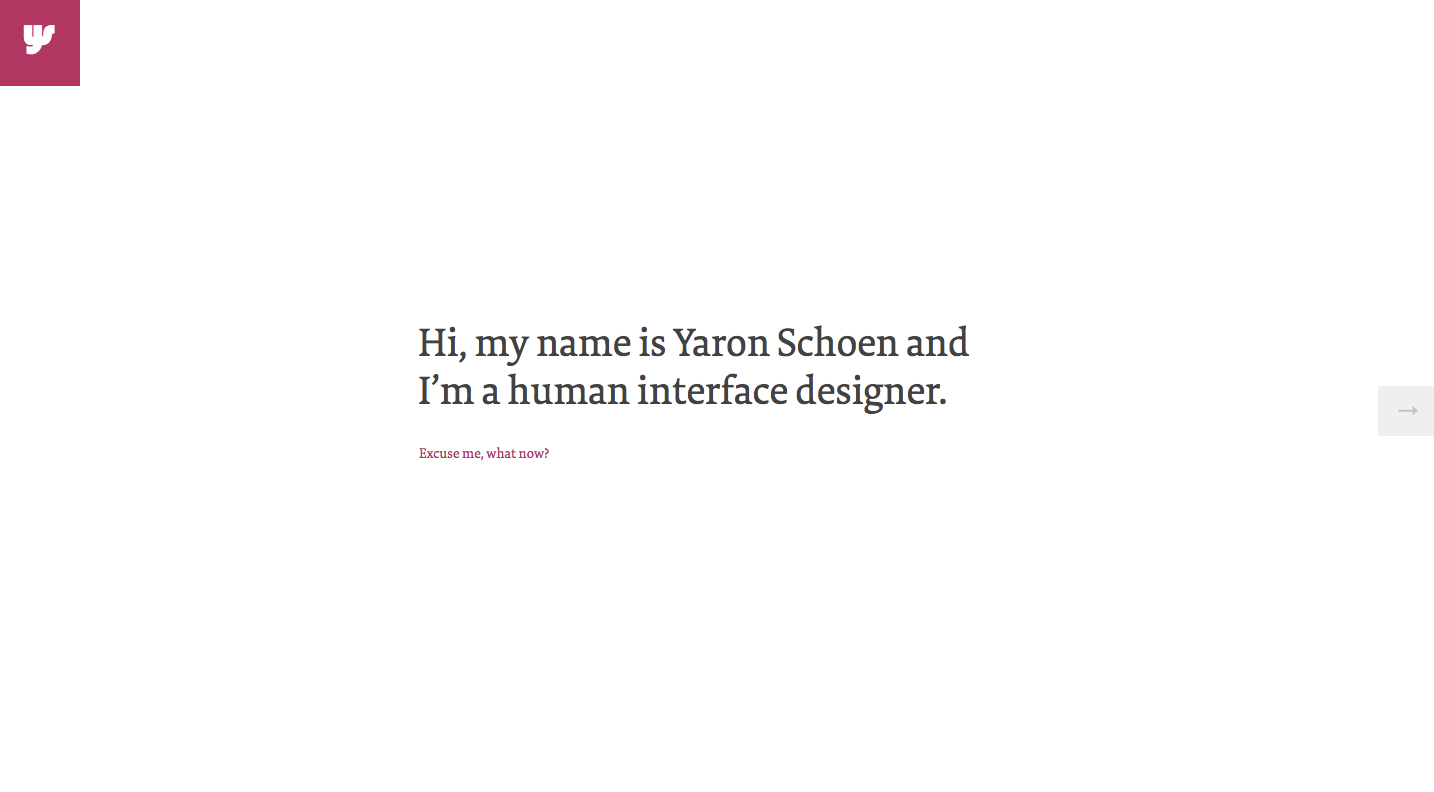 Yaron Schoen Human Interface Design