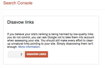 disavow