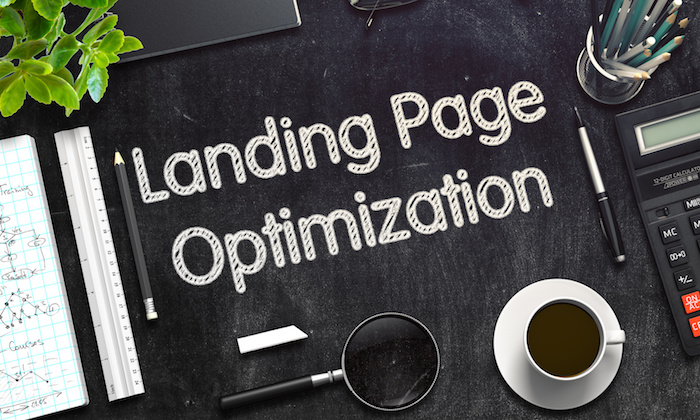 landing page