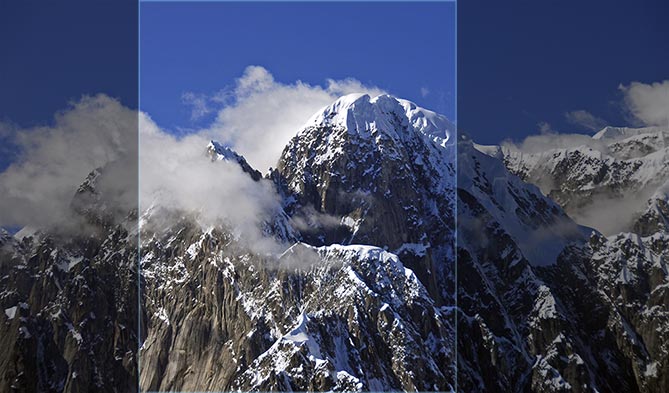 mountain vertical crop