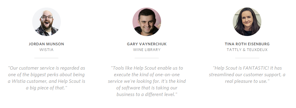 customer testimonials helpscout