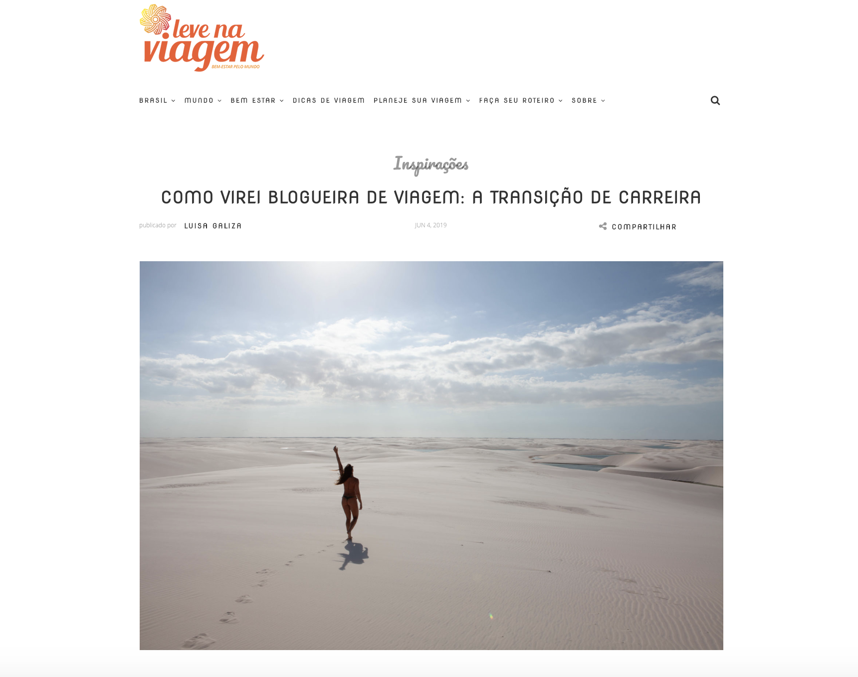 luisa galisa como exemplo de blogueira de sucesso