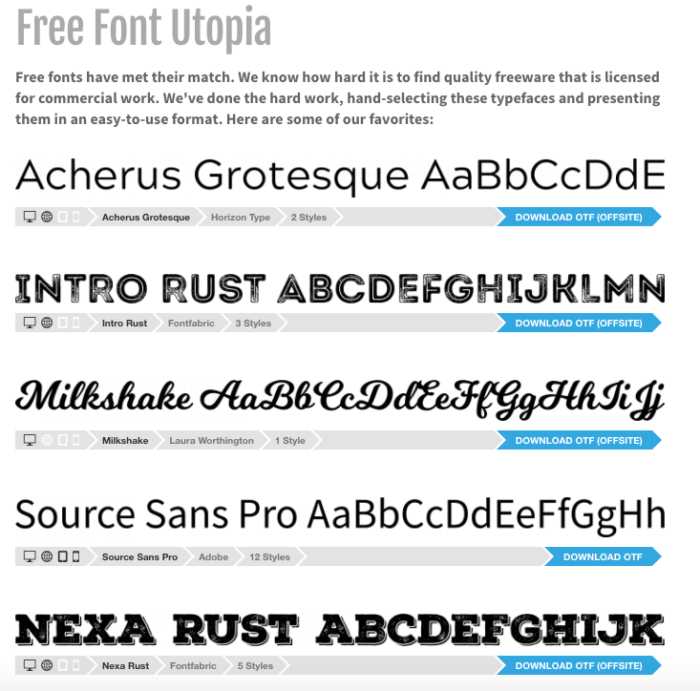 font squirrel