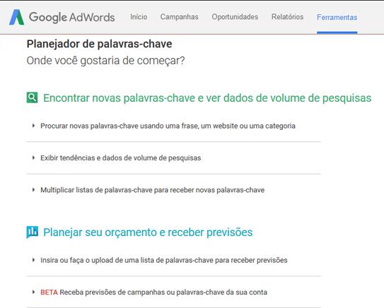 ferramenta google ads estratégia de marketing