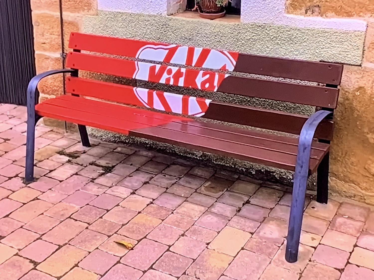 marketing de guerrilha urbano da marca kitkat