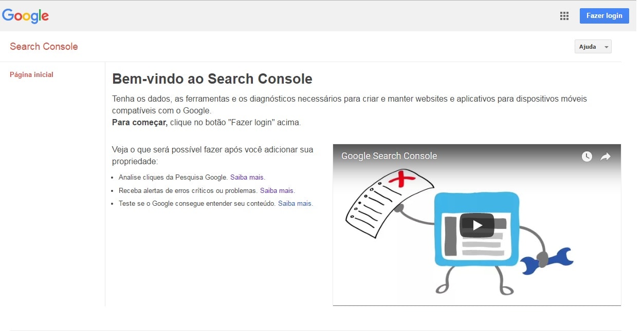 Como Funciona o Google Search Console