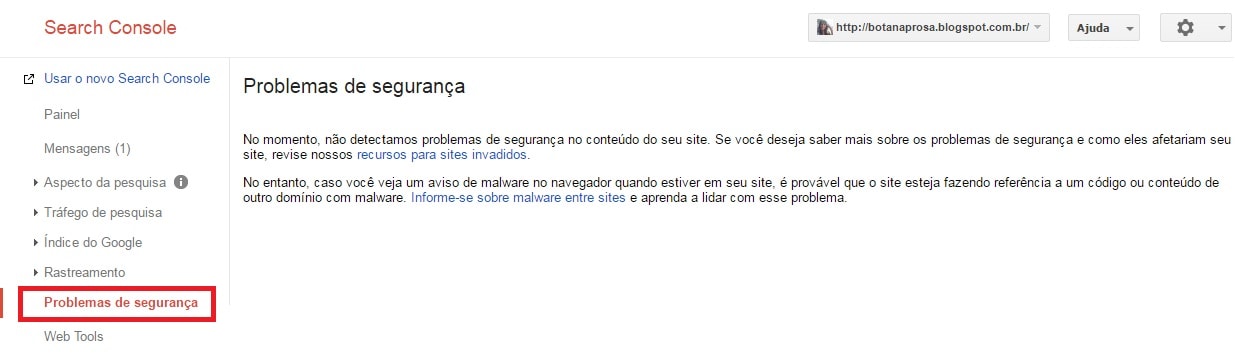 Erros de segurança
