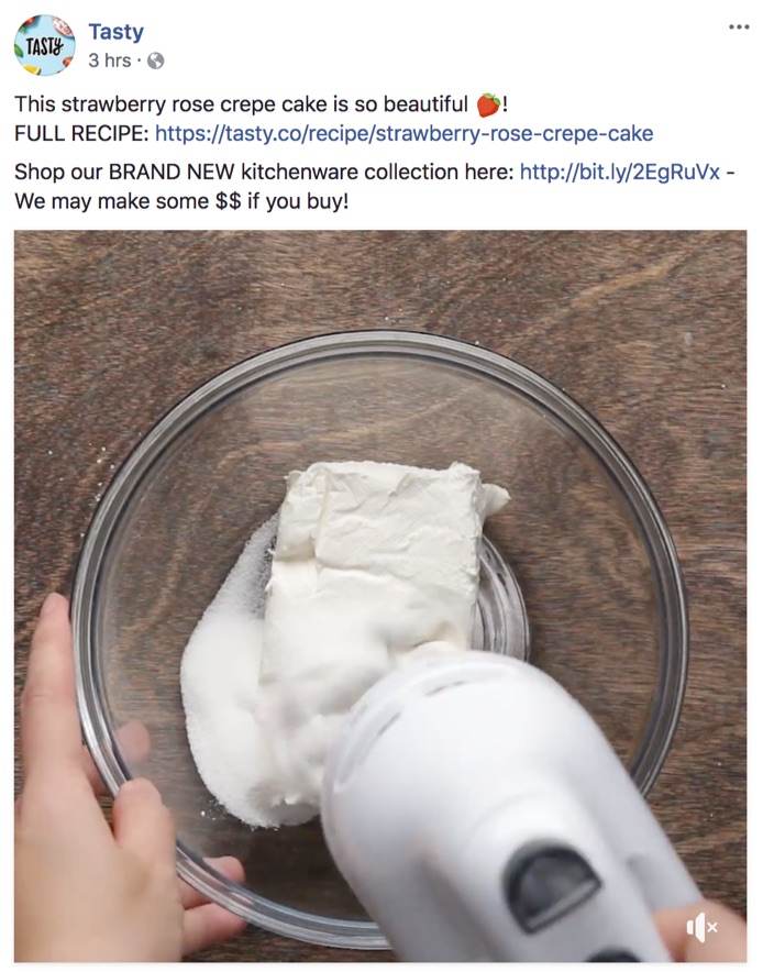 buzzfeed tasty facebook video