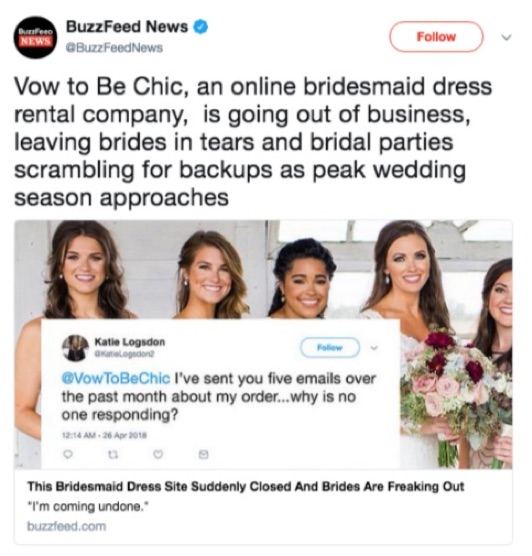 vow to be chic buzzfeed tweet