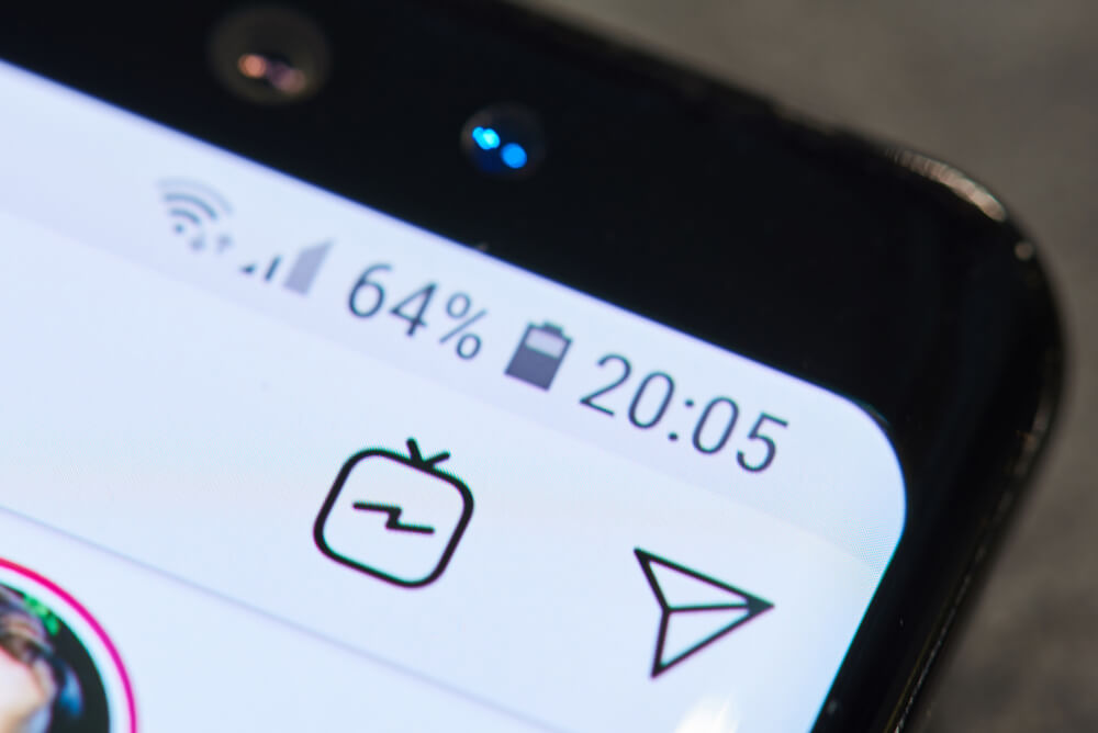 IGTV dentro do app Instagram