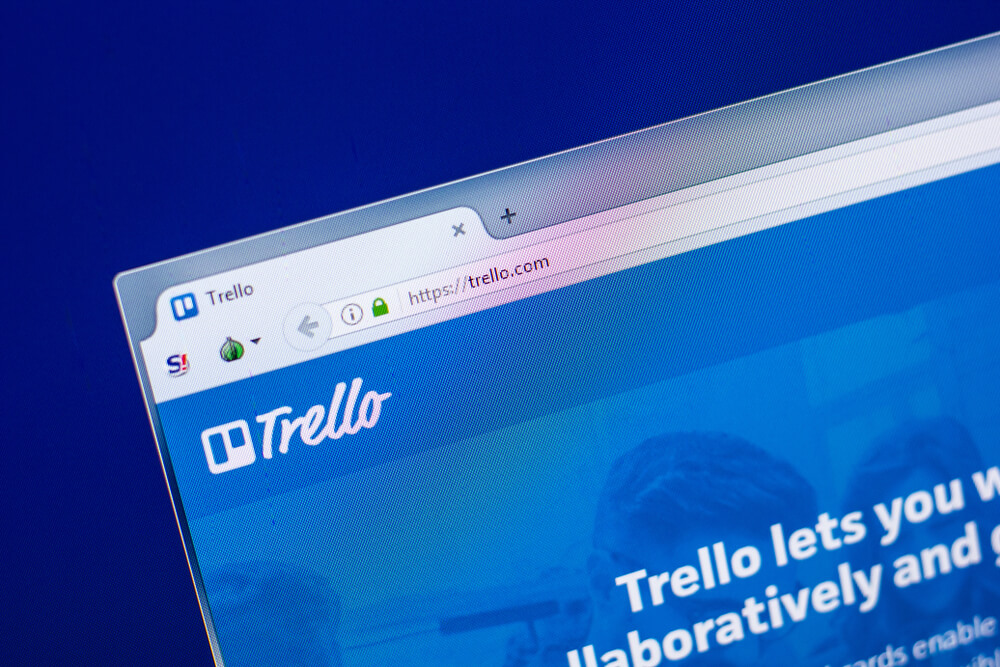 janela de aplicativo desktop Trello