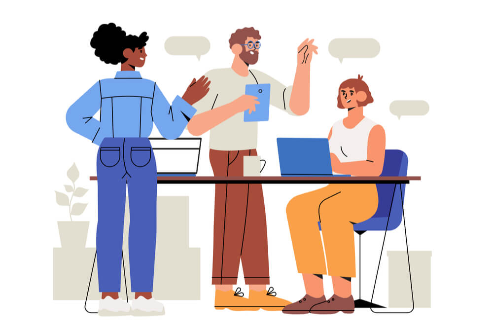 ilustração sobre como funciona uma agência de seo