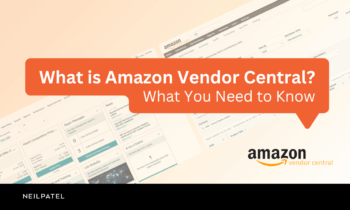 Graphic with amazon screenshots and the amazon logo with text that reads "What is Amazon Vendor Central? What You Need to Know."