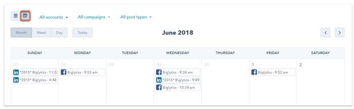 Content Calendar Tools for Paid Ad Campaigns - Hubspot
