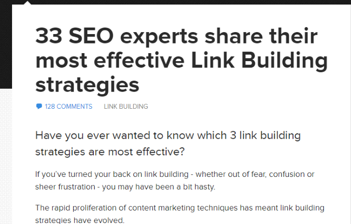 link building guide - pillar post example link building guide - pillar post example