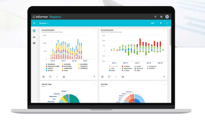 Entrinsik Informer interface for Best Business Intelligence Software