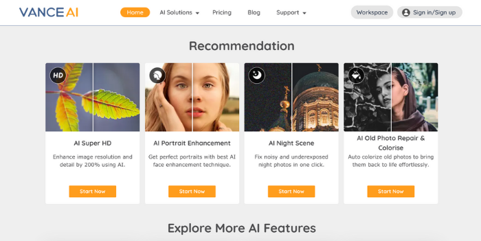 AI Image Enhancer Tools - Vance AI AI Image Enhancer Tools - Vance AI