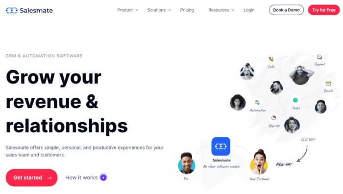 Salesmate, a sales tool.