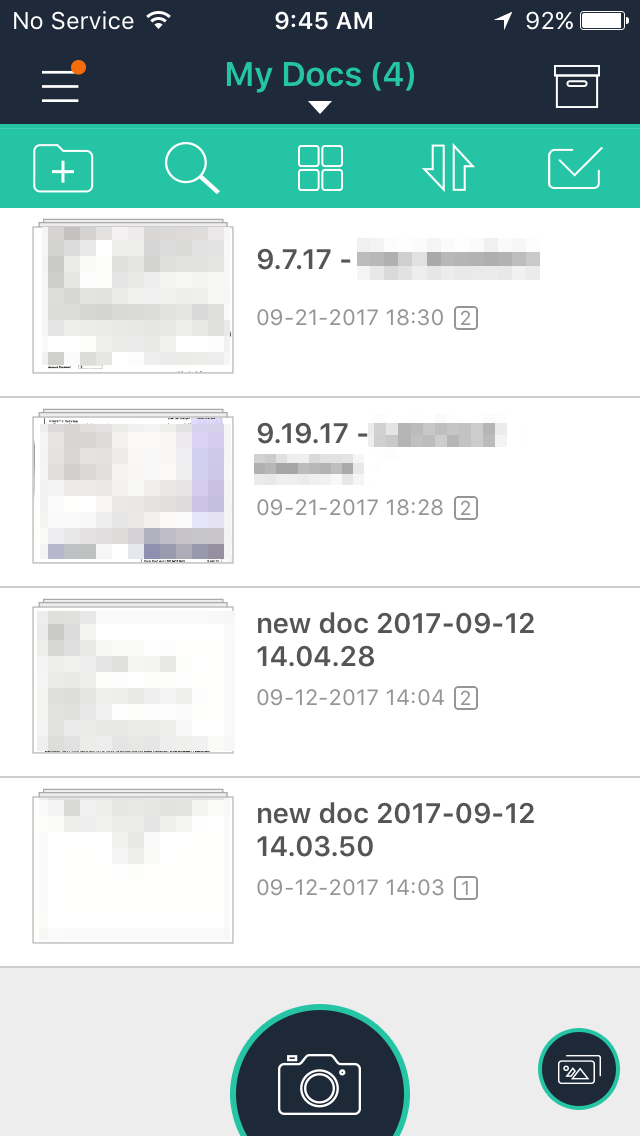 Managing expense receipts as a small business owner. 