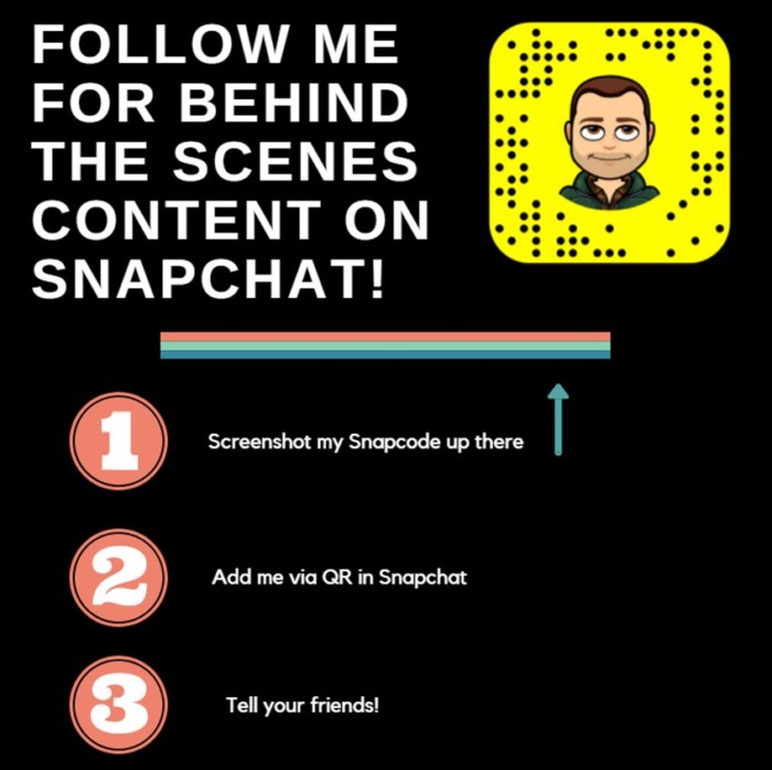 Getting friends on Snapchat.
