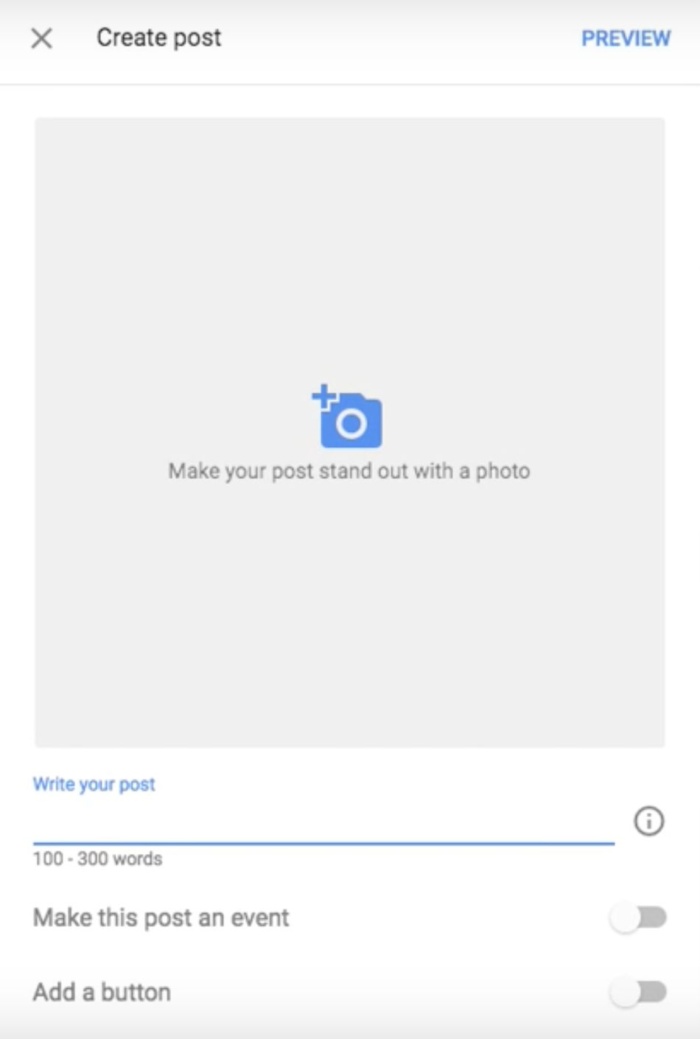 create posts for your Google My Business account