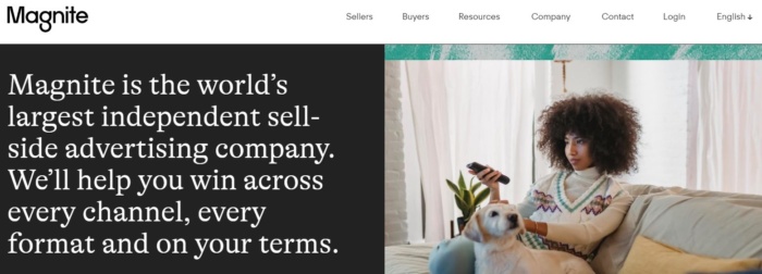 Magnite homepage  programmatic advertising platforms