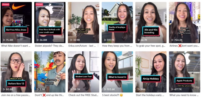 Tiktok law firm posts. 