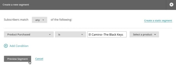 The shopware plugin in Mailchimp.