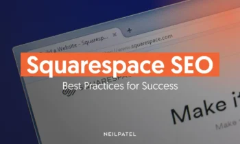 A graphic that says Squarespace SEO Best Practices for Success.