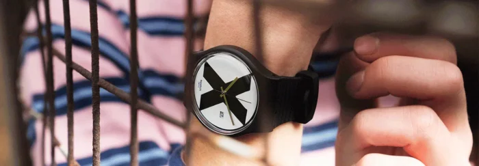 Example of a GIF for Swatch Watches