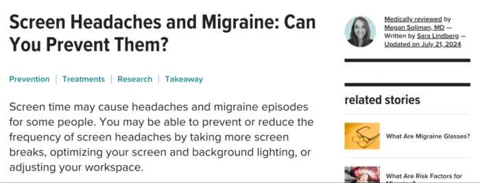 An author credit on Healthline.