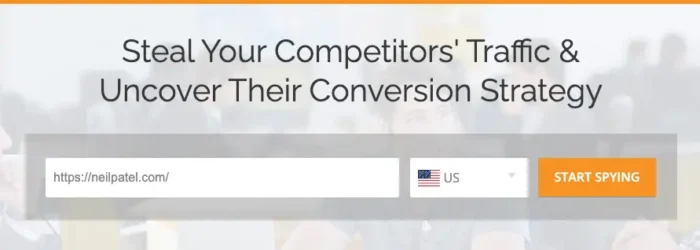 The iSpionage homepage.