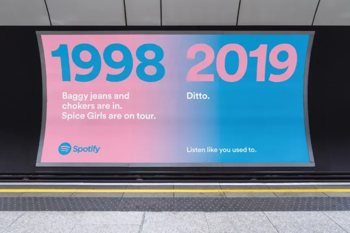 The Spotify Listen Like You Used To campaign.